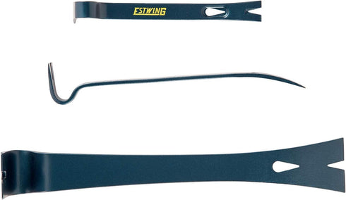 ESTWING 3-Piece Pry Bar Set, 5.5", 7.5" & 10" Nail Pullers with Forged Steel
