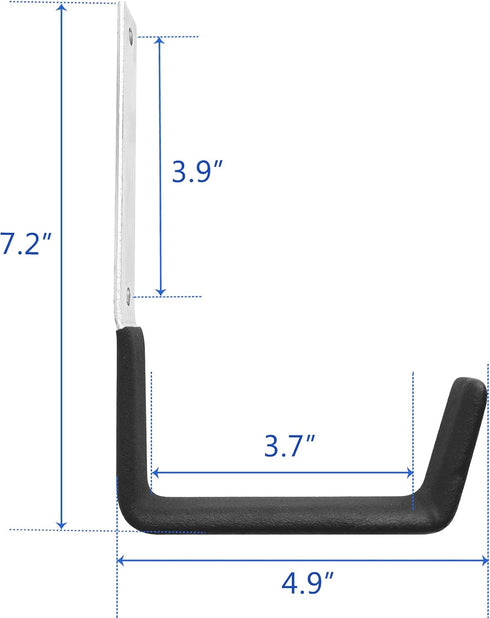Heavy Duty Steel Hooks ,Garage Storage Utility Hooks,Heavy Duty Tool Organizer,Steel Wall Mount Hooks, Hose Hanger, Steel Garage Garden Hooks (2) by GeeWatom