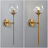 KCO Lighting Replacement Glass Globe Shade,Modern Clear Lampshade Glass Accessories for Pendant Wall Sconces (Clear)