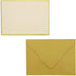 Sustainable Greetings 48 Pack Blank Invitation Cards and Envelopes - Gold Foil Border 5 x 7 Inches