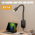 5 Dimmable Wall Mounted LED Reading Light for Bed Headboard - Color & Brightness Levels Book Light with Touch/Wave
