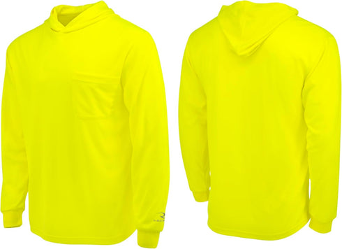 Radians Unisex Adult Hi-Vis Safety Shirts, Green, 4X-Large US