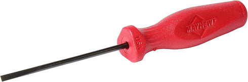 Mayhew Tools 27303 USA Slotted Screwdriver, Red, 1/8-Inch x 3-Inch for Precision Work