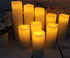 Flameless Candles Battery Operated, 4" to 9" Set of 9 Ivory Real Wax Pillar LED Candles with Remote and 24 Hours Timer