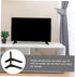 Zerodeko Set Rustic TV Stand with Strong Load-Bearing Mounts