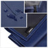 Waterproof Rubber Vinyl Apron with 2 Pockets | Lab Apron for Dishwashing, Grooming Blue