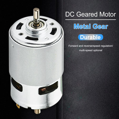 775 DC Motor 12-24V 12000RPM, Large Torque Micro Motor for Power Tools, DIY Toys, Vacuum Cleaners