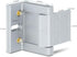 JIADAXIN 2 Pack Door Latches for Top of Door, Silver Door Reinforcement Lock for Home and Hotel, Security