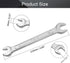 Utoolmart 8mm x 10mm Double Open End Wrench, 123mm Length Metric Wrench, Crowfoot Wrench, 45# Carbon Steel, Chrome Plated by Utoolmart