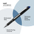 Jetstream Stick Ballpoint Pen, Bold 1 mm, Blue Ink, Black Barrel, 1 Dozen