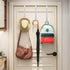 6 Pack Over The Door Hooks, Soft Rubber Surface to Prevent Scratches, White Door Hangers for Bathroom, Kitchen