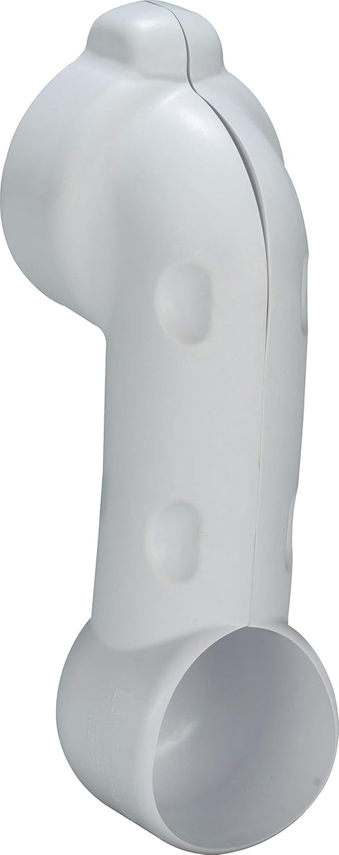 82195 Lav Guard 2 100 Series Undersink Molded Vinyl 5" Offset Tailpiece Strainer Cover, China White