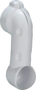 82195 Lav Guard 2 100 Series Undersink Molded Vinyl 5" Offset Tailpiece Strainer Cover, China White