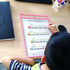 Pack Grommet Dry Erase Pockets for Office School Reusable Wipe Sleeves with Pen Holder Metal Random Color