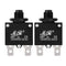 uxcell 2Pcs Push Button Reset Circuit Breaker, Thermal Overload Protector AC 125/250V 4A