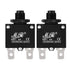 uxcell 2Pcs Push Button Reset Circuit Breaker, Thermal Overload Protector AC 125/250V 4A