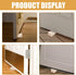 Wooden Door Wedge Stopper, 2PCS Triangle Wood Block, Non-Slip Door Stop for Indoor and Outdoor Use