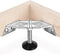 POWERTEC Corner Leveling Feet 4PK, Heavy Duty Adjustable Corner Bracket Levelers with