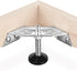 POWERTEC Corner Leveling Feet 4PK, Heavy Duty Adjustable Corner Bracket Levelers with