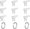 XIHIRCD 9pcs Toilet Paper Dispenser Key, Metal Toilet Paper Dispenser Key Replacement with