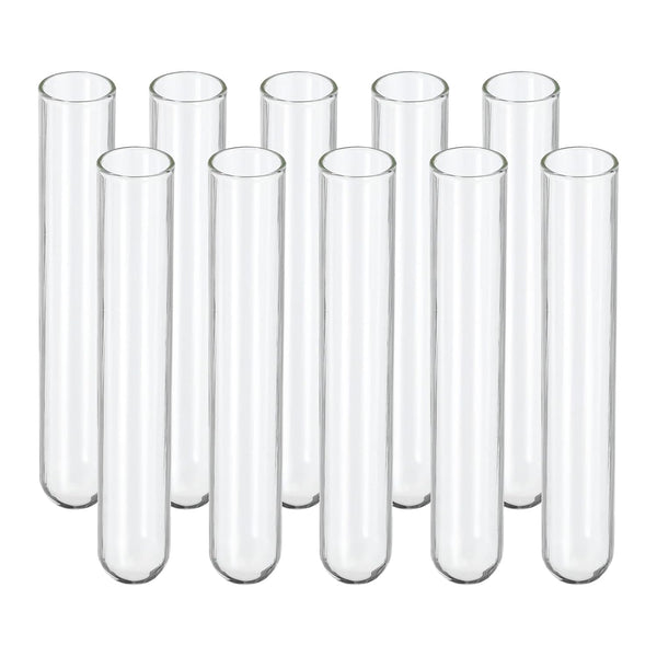 PATIKIL 5ml Test Tubes, 200pcs Glass Clear Round Bottom Containers for Bead Party Candy Storage