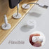 8 Pack Cable Cord Grommet, 3/4 Inch Flexible Wire Rubber Grommets for Cable Management, White