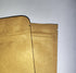 NATX 100Pcs (2.3x3.1in) Kraft Paper Bags Flat Bags Aluminum Foil Small Size Heal Seal Bag Resealable Food Storage Bag