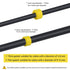 NineLeaf Junction Box, Outdoor Waterproof Electrical Cable Connector, 3PK 3-PIN M20 for Outdoor Lights