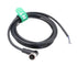 Sensor Actuator M12 A Coded 4 Pin 90-Degree Female Shield Cable to Open Wire for Industrial Automation, 1m