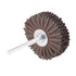 uxcell Abrasive Cloth Flap Wheel, 1/4-Inch Shank for Woodworking, Root Carving, Furniture Polishing, 320 Grit