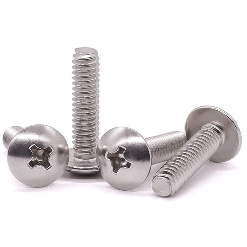 1/4-20 x 1/2" Truss Head Machine Screws, Phillips Drive, Pack of 50 Stainless Steel