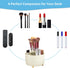 Marbrasse 360-Degree Rotating Desk Organizer, 5 Compartments Pen Holder, Art Supply Storage Box Caddy for Home Office