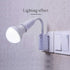E26/E27 360 Bulb 1 Bulb) Smart Remote Plug in Light Socket Flexible Rotatable LED Light Extension Socket with Switch