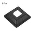 uxcell Post Skirt, 8pcs 25x25mm/1"x1" Plastic Split Style Post Base Cover Trim for Fence Stair Handrail