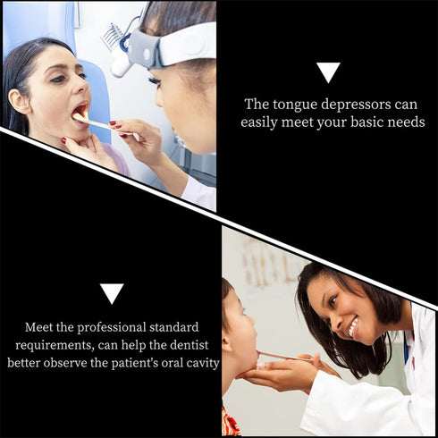 25pcs Depressors Stir Sticks, Reusable Applicator Sticks for Laboratory, White Plastic Scraper Tool