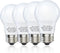 A15 Ceiling Fan Light Bulb, 60 Watt Equivalent, 6.5W Dimmable LED, 2700K Warm White, 4 Pack