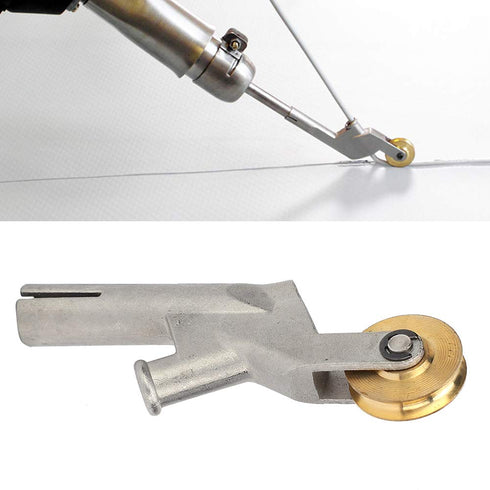 Hot Air Welding Weld Nozzle with Rollers, Stainless Steel Alloy Speed Welding Nozzles Replacement Heat Tips Suitable for 3mm/4mm/5mm Welding Wire, Welding Accessories