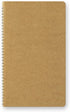 Travelers 15245006 Spiral Ring Notebook, A5 Slim, Unruled, Polar Bear, MD White, 2 Pack