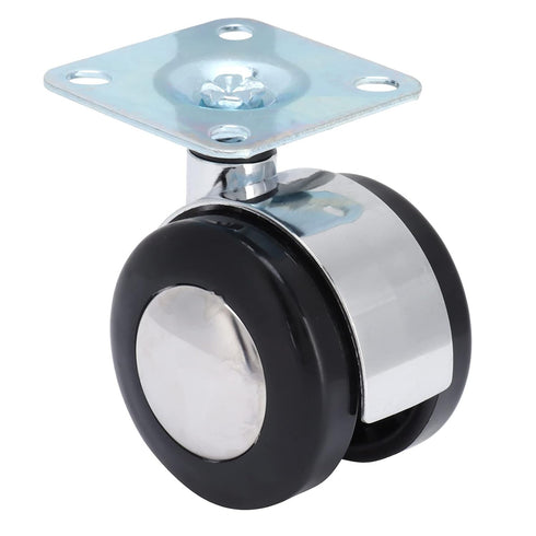 360 Pack 1, Plate Caster, Rotation Swivel Caster Wheels for Furniture, Sofa, Cabinet, Ottoman, Bench, of Furniture