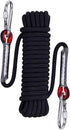 Aoneky Outdoor 10mm Static Utility Rope, Heavy Duty Polyester Rope for Pulling, Rigging,