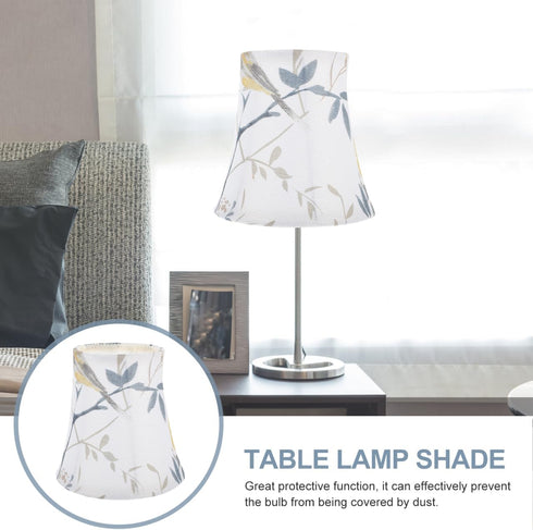 5.90X5.90X5.90 Inch E27 Bulb DOITOOL Fabric Lampshade Linen Drum Replacement Lamp Shade for Table Lamp Bedside Desk
