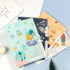 Cute File Folder - 5 Pockets - Astronauts Universe Space Rocket A4 Accordion Expanding Organizer (Blue)