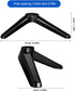 IMIKEYA 2 55 Inch Pcs Tv Base Bracket Tv Holder Mounts Replacement Legs Table Stand Base Universal Stand Stand Decor