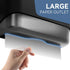 Commercial 10.7" 3.7" 8" Paper Towel Dispenser Wall Mount Adhesive Multifold Trifold cFold Folded Paper Hand Towel