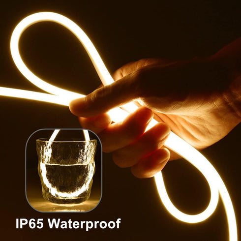 6.56ft M.best USB LED Strip Lights Waterproof Flexible LED Neon Tape Lights with Switch for Bedroom Indoors Outdoors