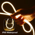 6.56ft M.best USB LED Strip Lights Waterproof Flexible LED Neon Tape Lights with Switch for Bedroom Indoors Outdoors