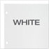 Oxford Blank Write On Binder Dividers, 1/5 Cut Tabs, 3 Hole Punch Dividers in 5 Tab Sets, 100 Dividers, 20 Sets, White
