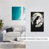 HTSAHKV 3 5 Inch Gothic Raven Crow Moon Wall Plate Light Switch Cover Single Gang Outlet Faceplate Print Plate Cover X