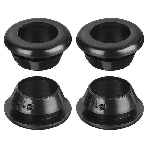 uxcell 10Pcs Rubber Grommets 14mm Mount Dia, for 12mm ID Rubber Hole