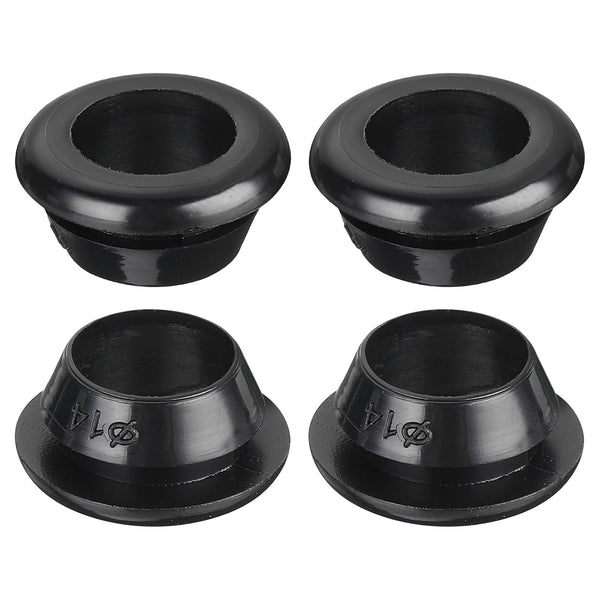 uxcell 10Pcs Rubber Grommets 14mm Mount Dia, for 12mm ID Rubber Hole